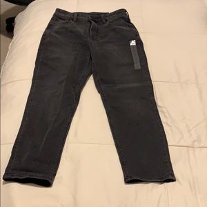American Eagle Black Wash Mom Jean